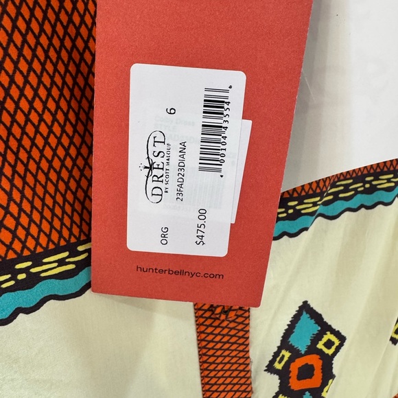 Hunter Bell Cream and Brown Patterned Maxi Dress - Picture 4 of 4